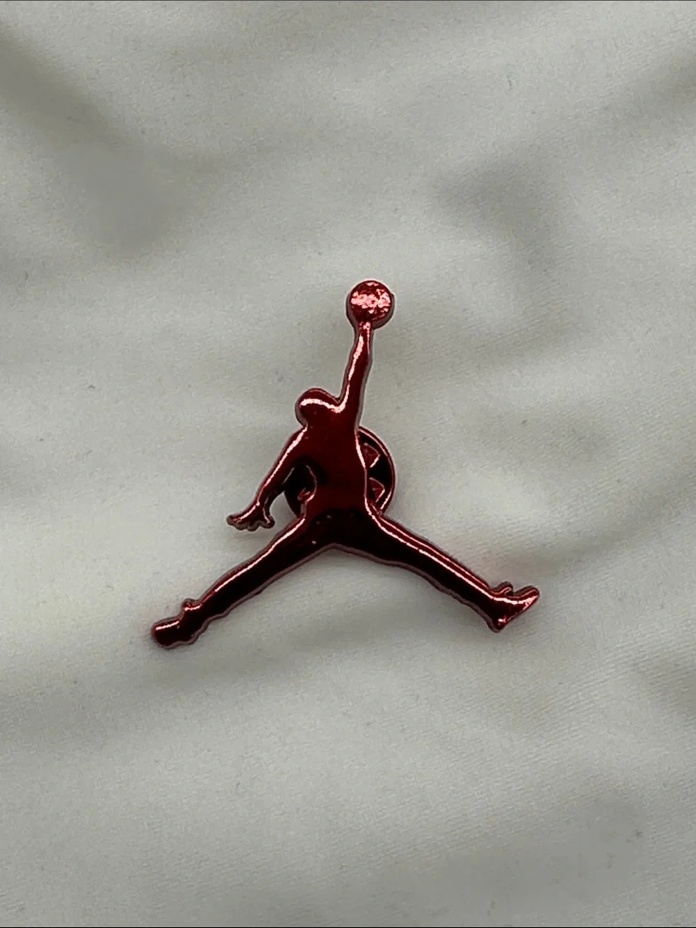 Jordan Red Metallic Jumpman Pin